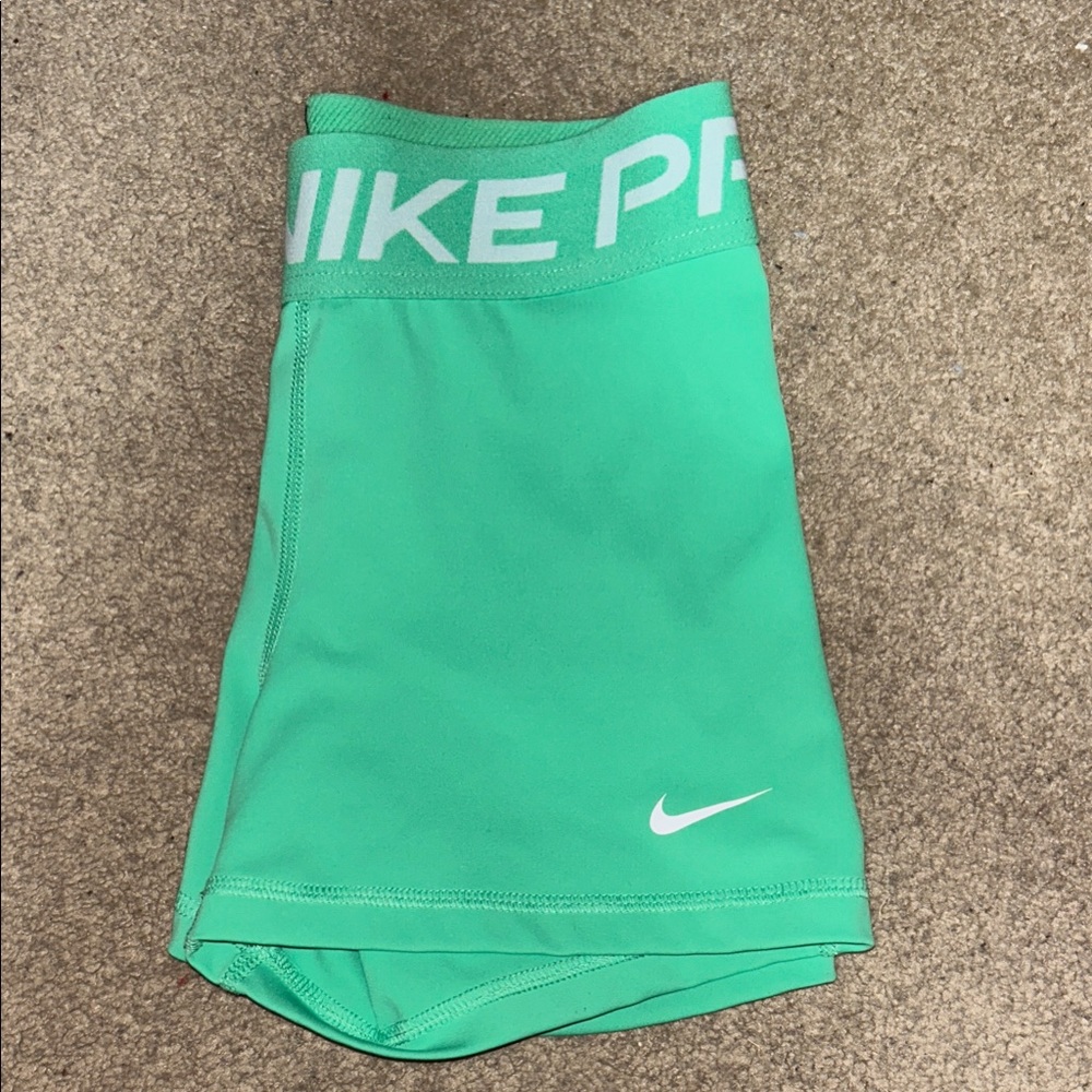 Nike Pro Mint Green Training Shorts